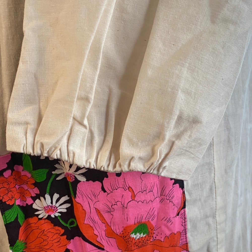 Floral Patchwork Button-Up Jacket - image 7